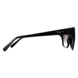 Salvatore Ferragamo black gradient women sunglasses, UK version