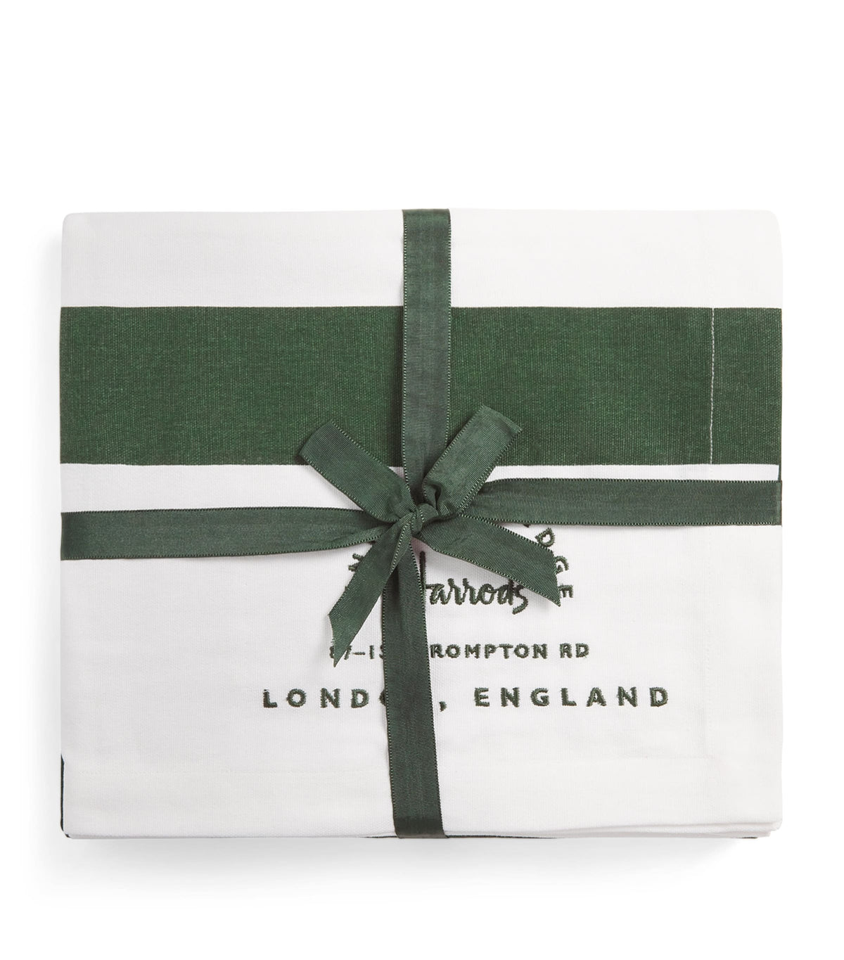 Harrods cotton stripe tablecloth, UK version
