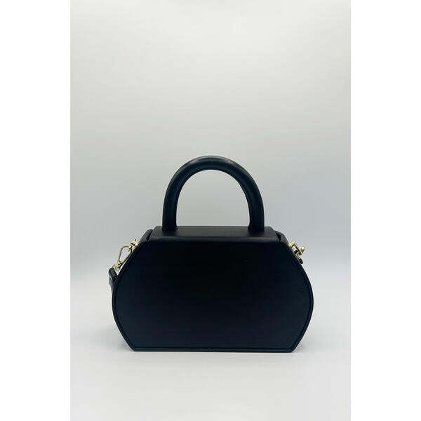 SVNX hard grab bag black with gold hardware (British brand)