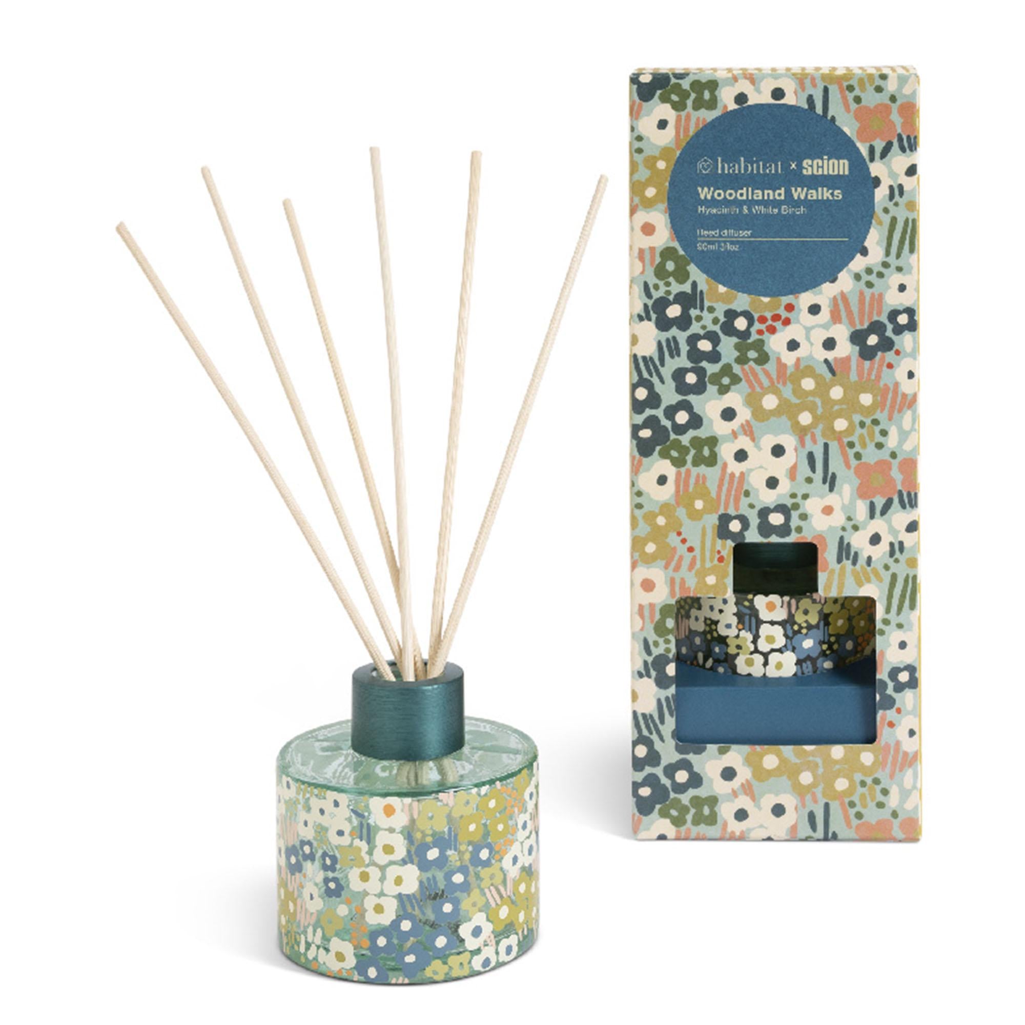 Habitat x Scion Family Meadow Diffuser 90ml GOODS Sainsburys   