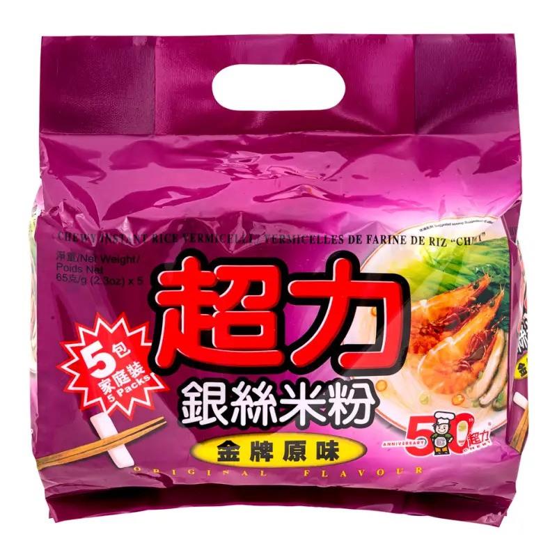 Chewy instant rice vermicelli original flavour multipack of 5 (British brand)