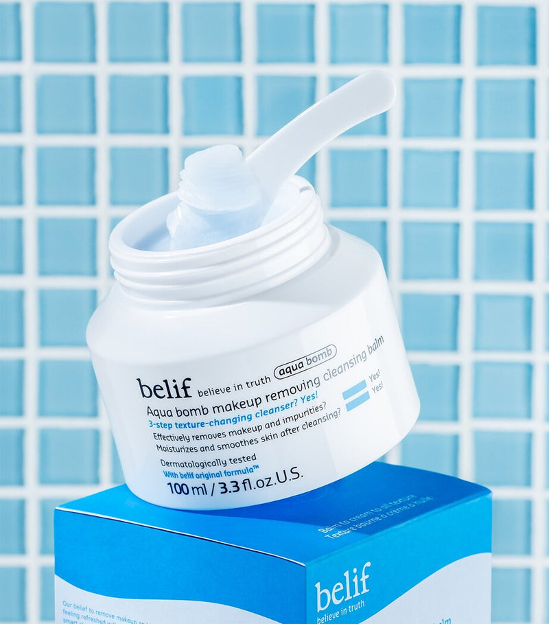 Belif Aqua Bomb Make-Up Removing Cleansing Balm 100ml - British product