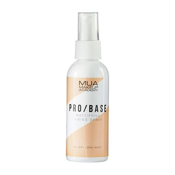 MUA Pro Base Mattifying Fixing Spray, imported from the UK