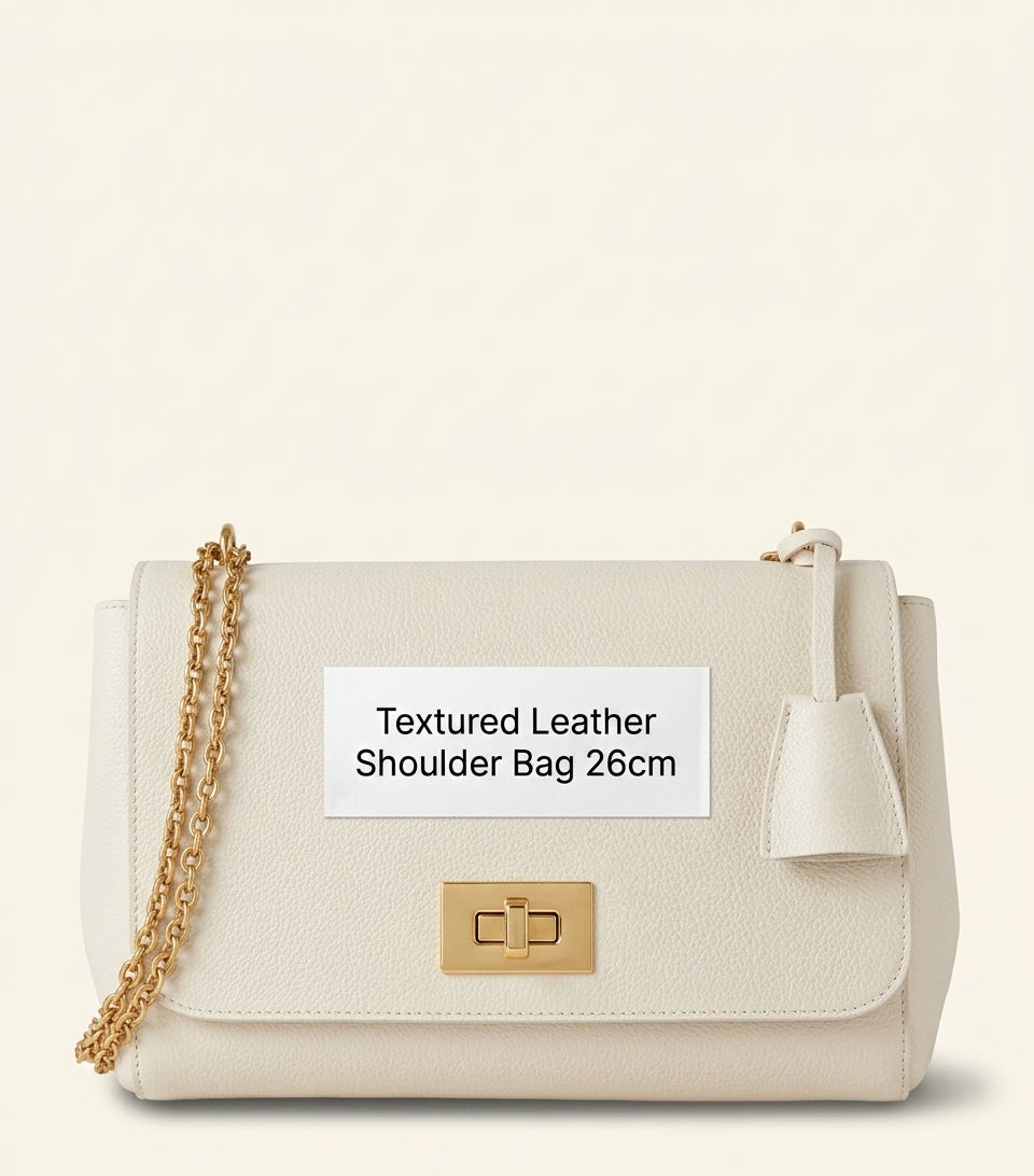 Mulberry Lily shoulder bag in grained leather, imported from the UK