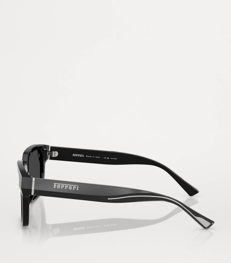 Ferrari acetate square polarised sunglasses - British product