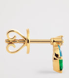 Emily P. Wheeler earrings diamonds emeralds topaz gold, imported from UK