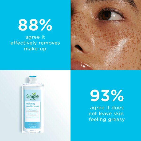 Simple Sensitive Skin Water Boost Micellar Cleansing Water GOODS Superdrug   