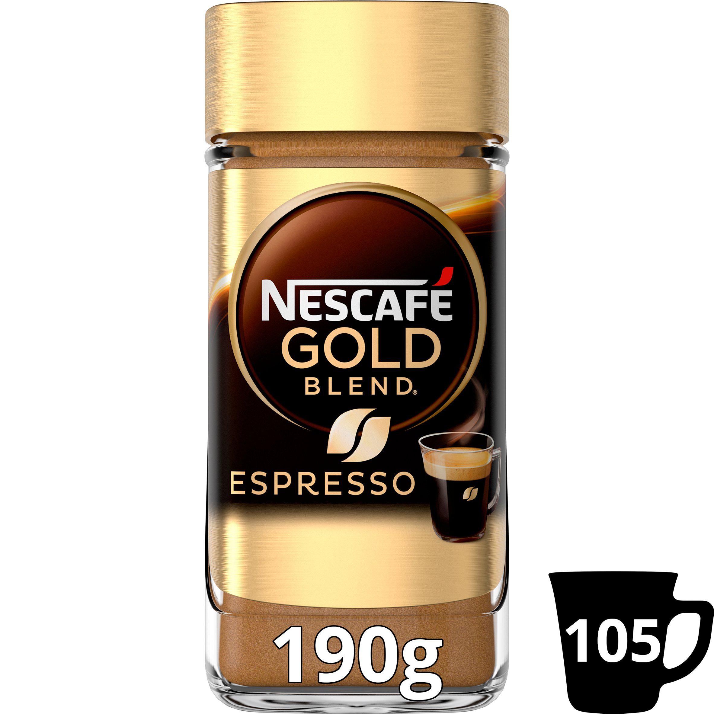 Nescafé Gold Blend Espresso Instant Coffee 190g GOODS Sainsburys   