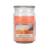 Pacific Wax Co Tropical Sunset Jar Candle GOODS ASDA   