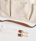 Chloé Kids canvas logo changing bag - British product