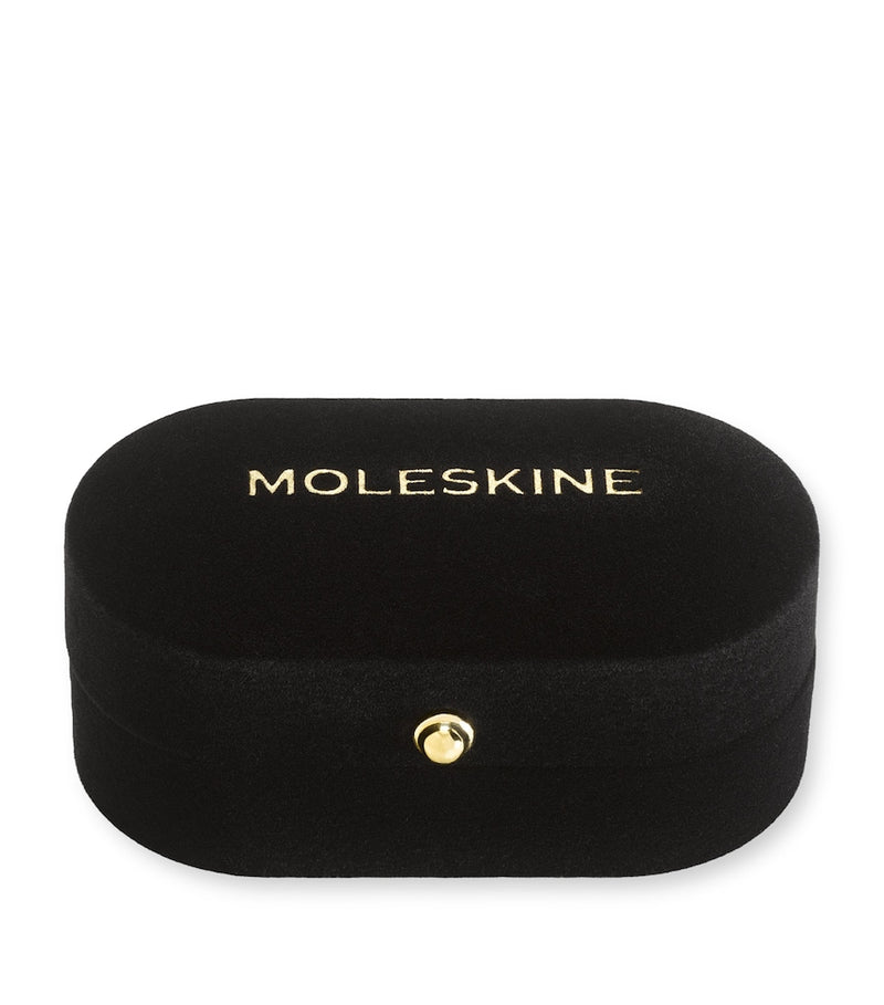 Moleskine gold-plated G notebook charm, imported from the UK