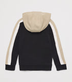 BOSS cotton stripe zip-up hoodie for kids ages 4-16 - British product