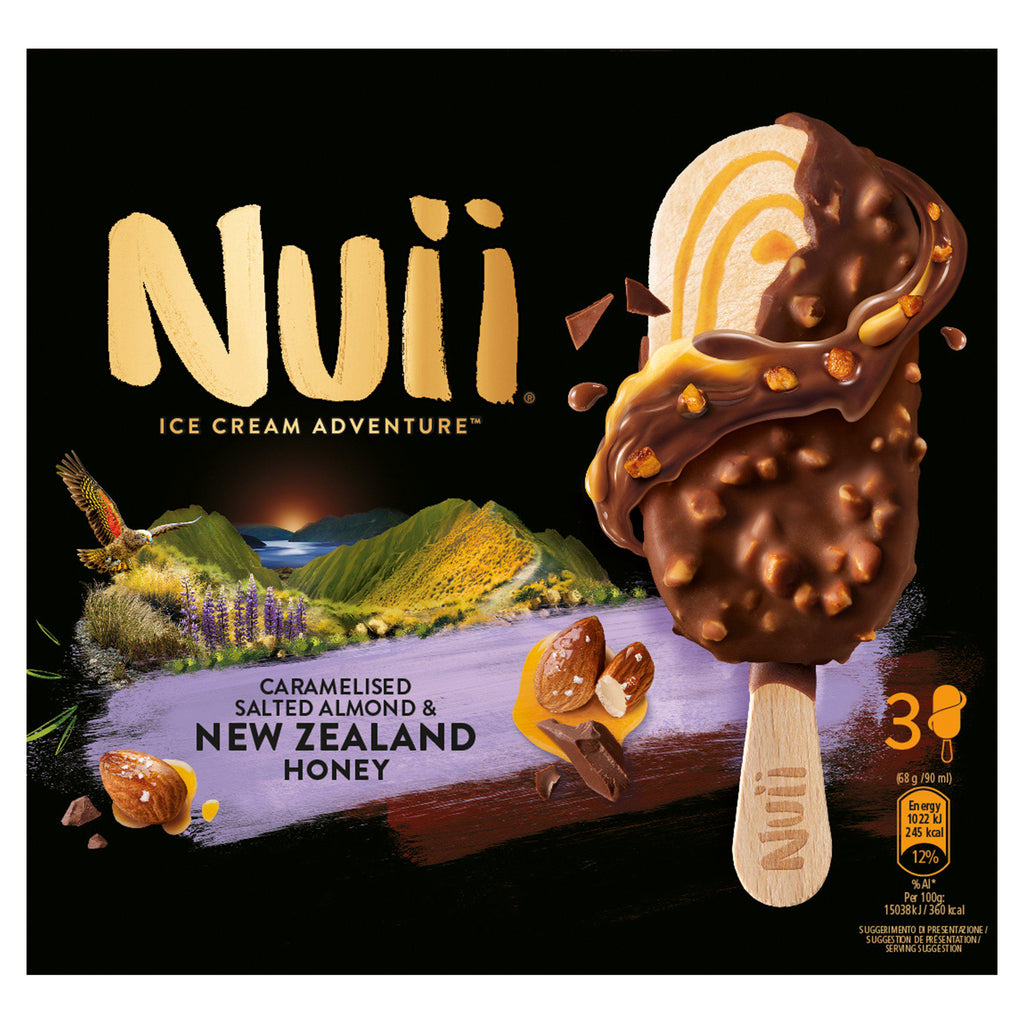 Nuii Caramelised Salted Almond & New Zealand Honey 204g