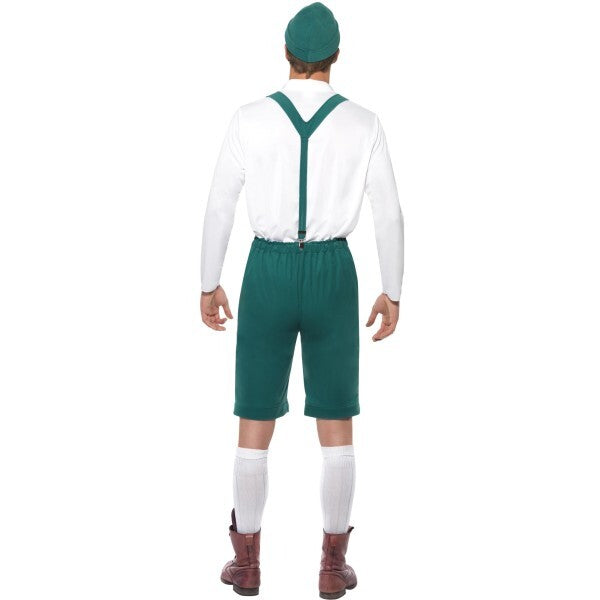 Smiffys green beer fest costume lederhosen, imported from the UK