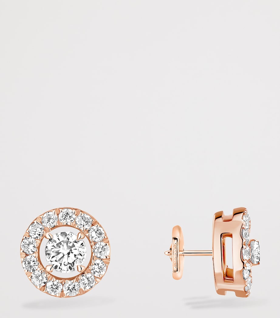 Messika Steckohrringe Roségold Diamant 0,15ct - Britisches Produkt