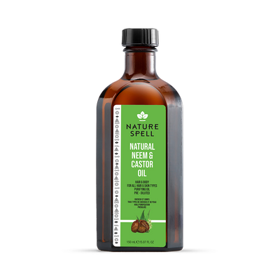 Holland & Barrett Nature Spell Neem & Castor Oil for Hair and Skin 150ml- Buy online at McGrocer