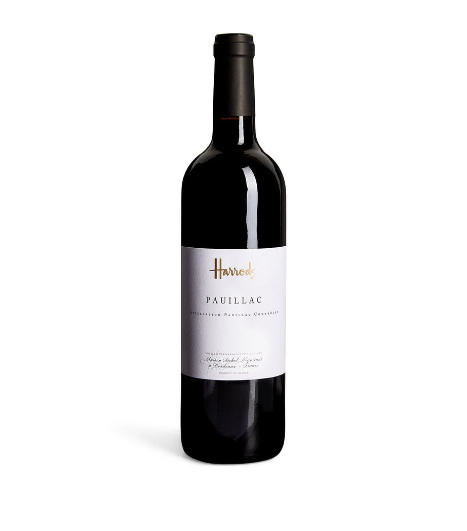 Harrods Pauillac red wine 75cl, UK version