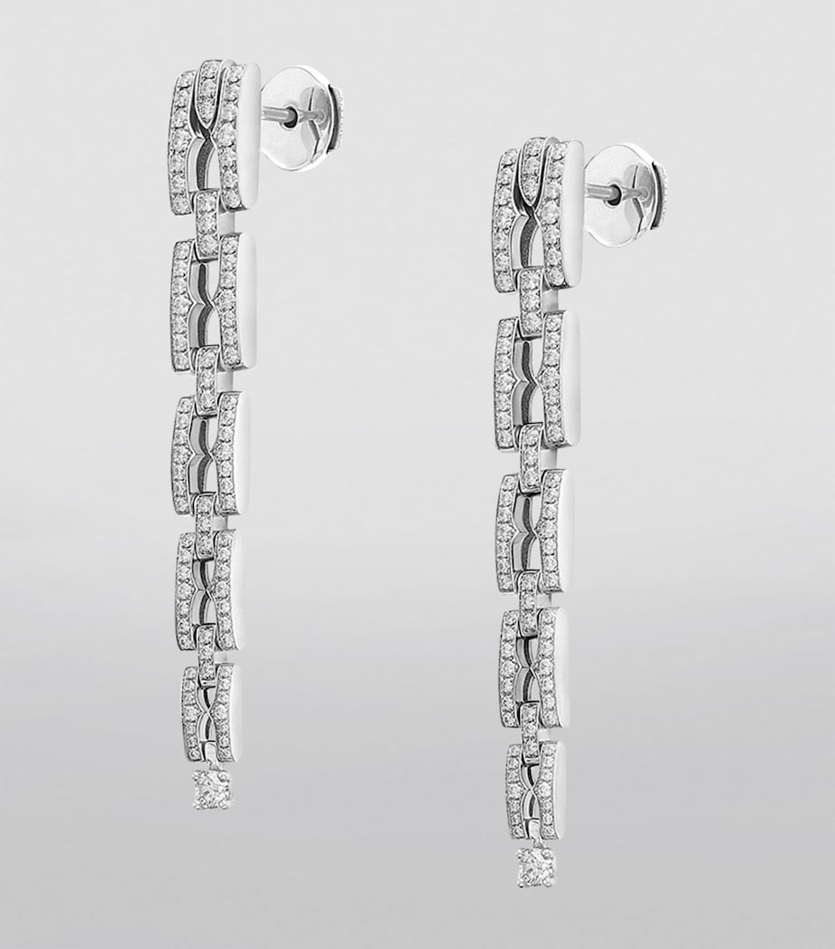 Bvlgari B.zero1 white gold diamond earrings - British product