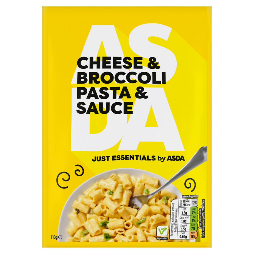 JUST ESSENTIALS by ASDA Cheese & Broccoli Pasta & Sauce