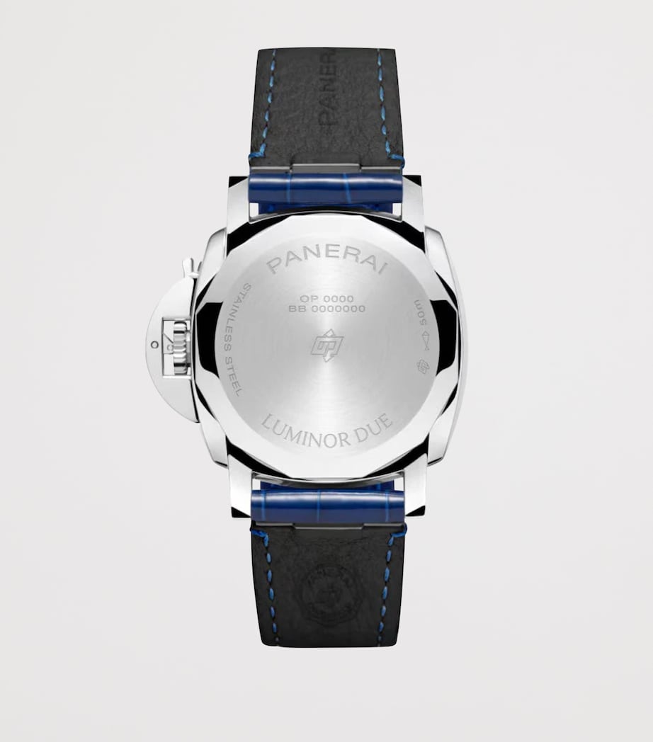 Panerai Luminor Due Luna 38mm stainless steel watch (British brand)