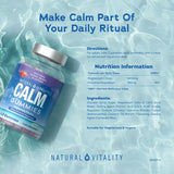 Natural Vitality CALM magnesium gummies 60 gummies - British product