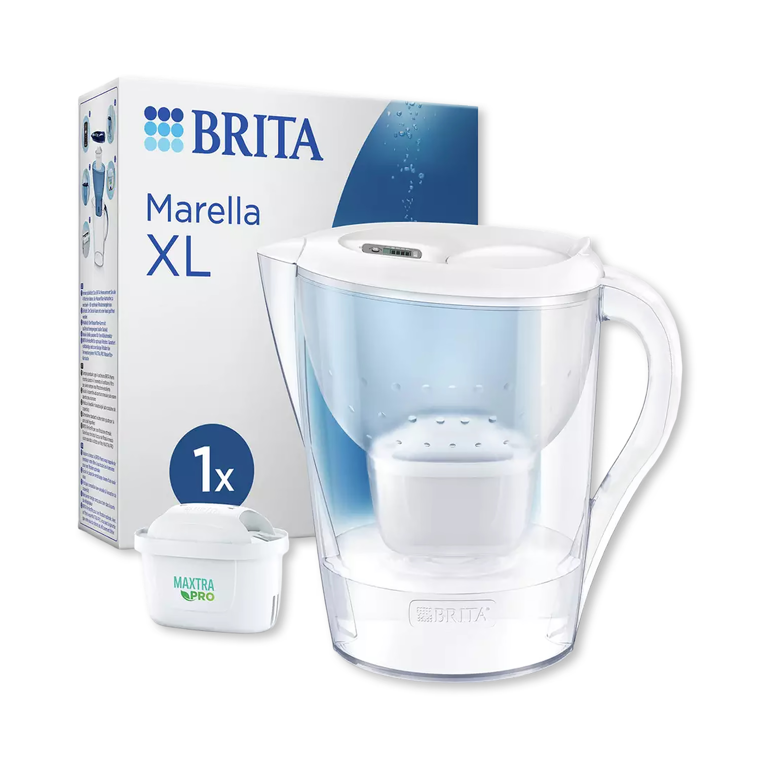 Brita Marella XL white water filter jug, UK version