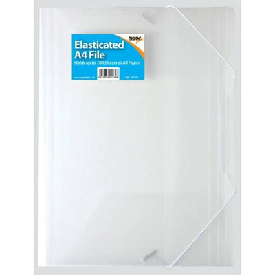 Superdrug Tiger A4 Document Wallet Pack of 3 Elastic Fastener- Buy online at McGrocer