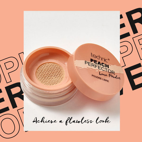 Technic Peach Perfector loose powder 10g, imported from the UK