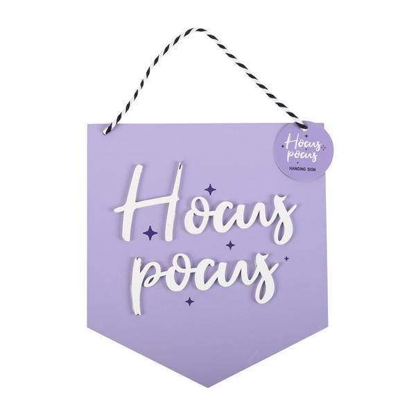 Something Different Hocus Pocus hanging sign MDF 22cm, imported from the UK