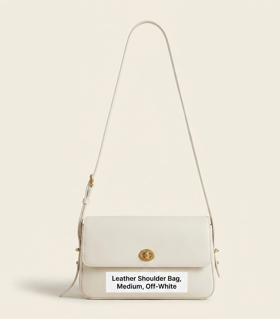 Balenciaga Le 7 calfskin shoulder bag in medium size - British product