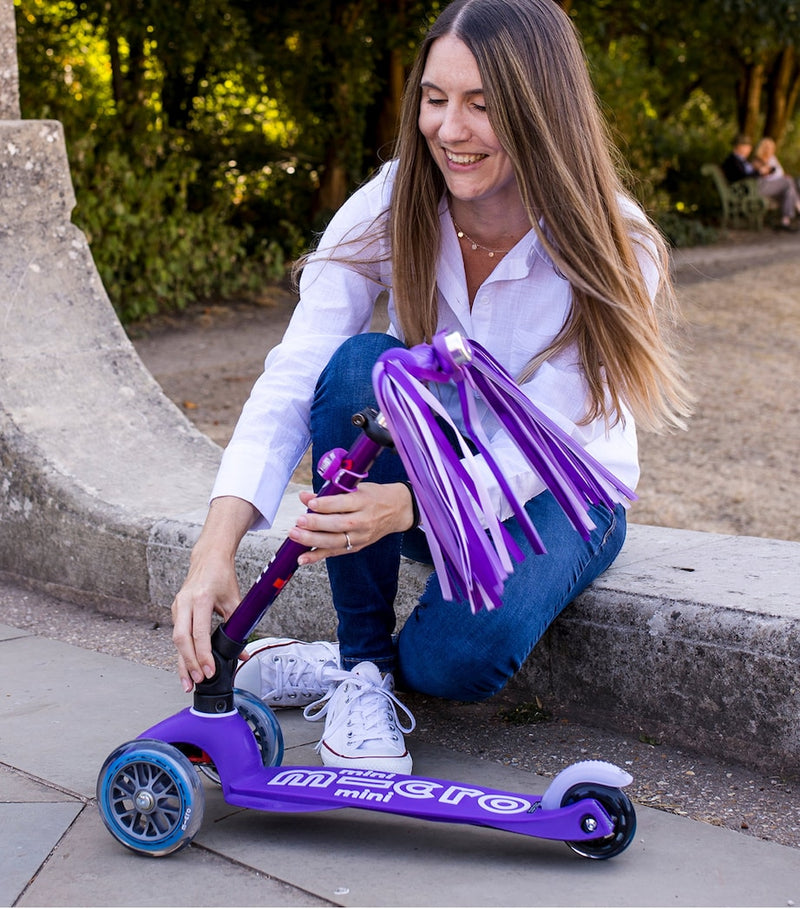 Micro Scooters Mini Foldable Deluxe LED scooter, imported from the UK