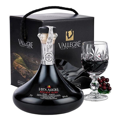 Superdrug Spicers of Hythe Vista Alegre Ruby Port Decanter Gift Set 75cl- Buy online at McGrocer