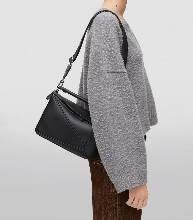 LOEWE Puzzle Edge top-handle bag in calfskin leather (British brand)