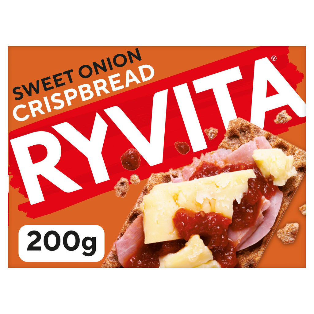 Ryvita Crispbread Sweet Onion Crackers 200g