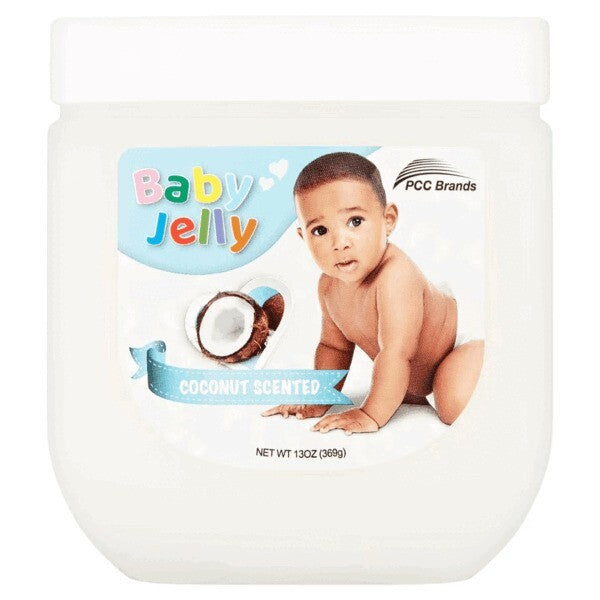 PCC Brands Baby Jelly Coconut Oil bottle - British product