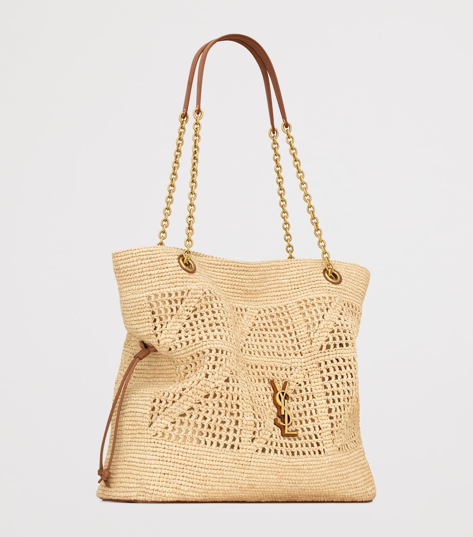 Saint Laurent raffia Jamie shopping bag 35cm - British product