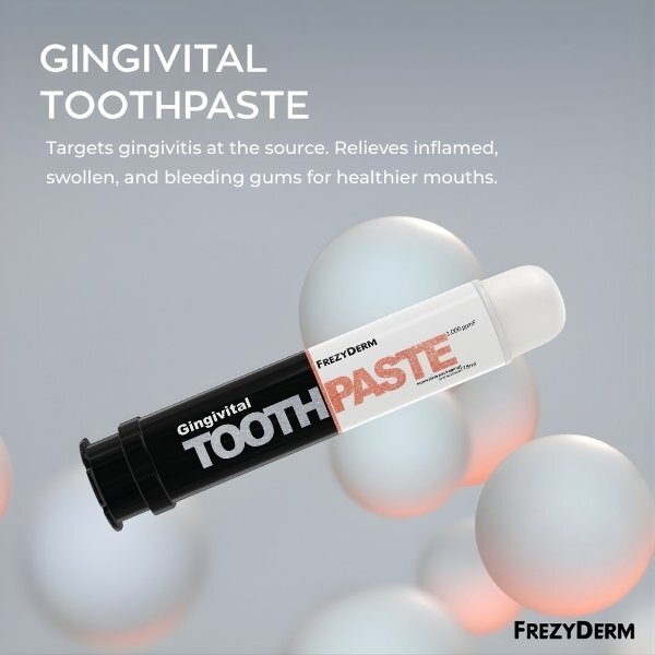 FrezyDerm Gingivital toothpaste 75ml, UK version