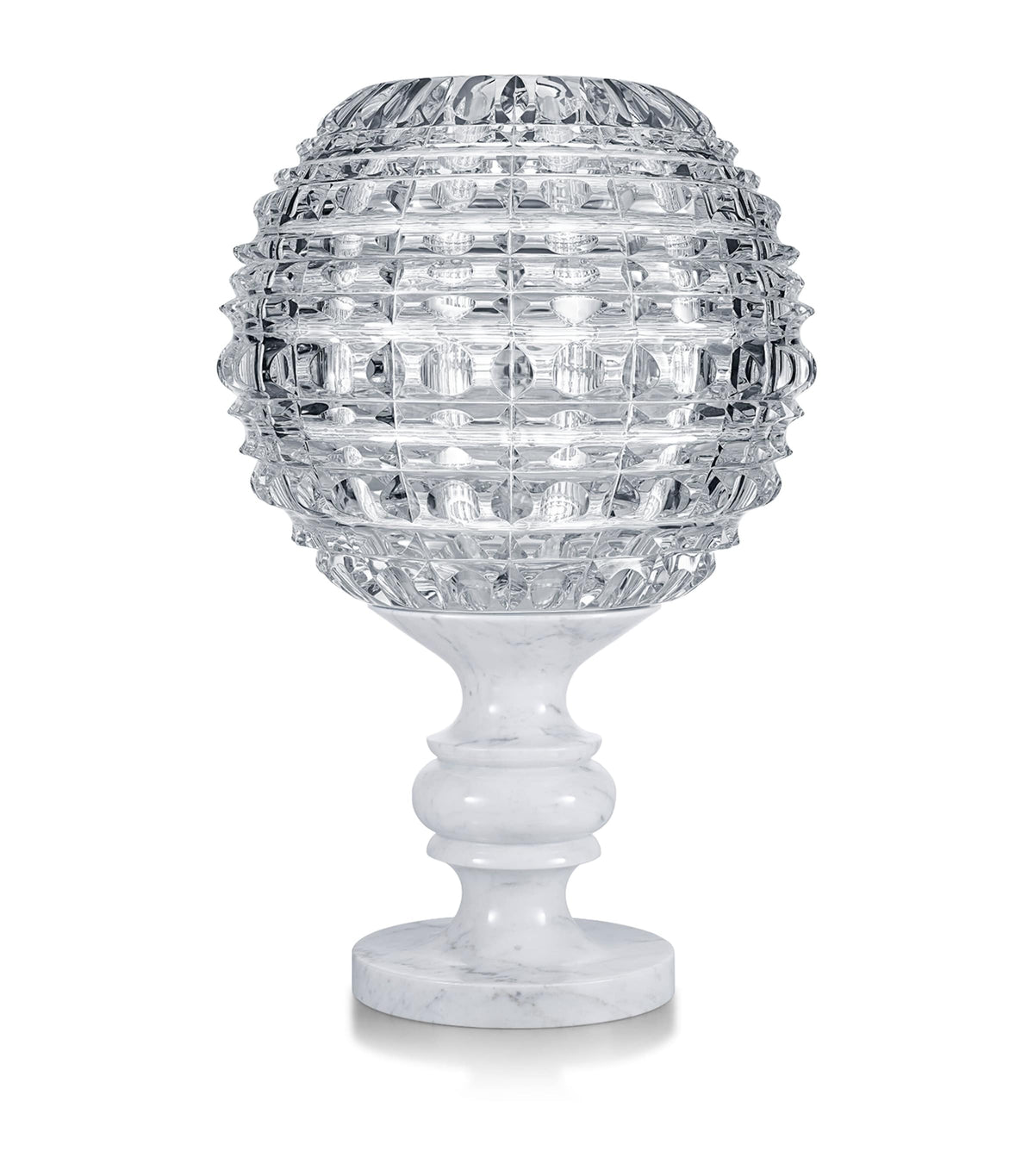 Baccarat crystal New Antique Solar vase 68cm - British product