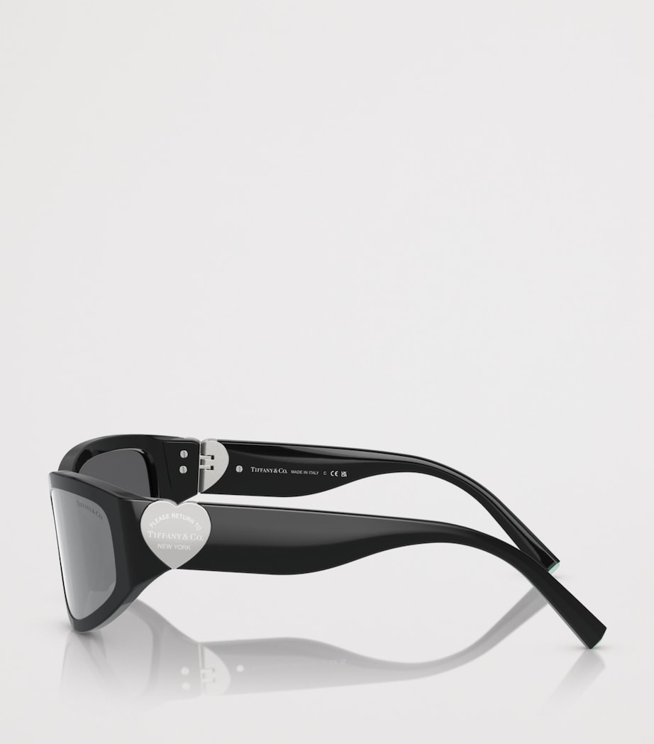 Tiffany & Co irregular acetate sunglasses, UK version