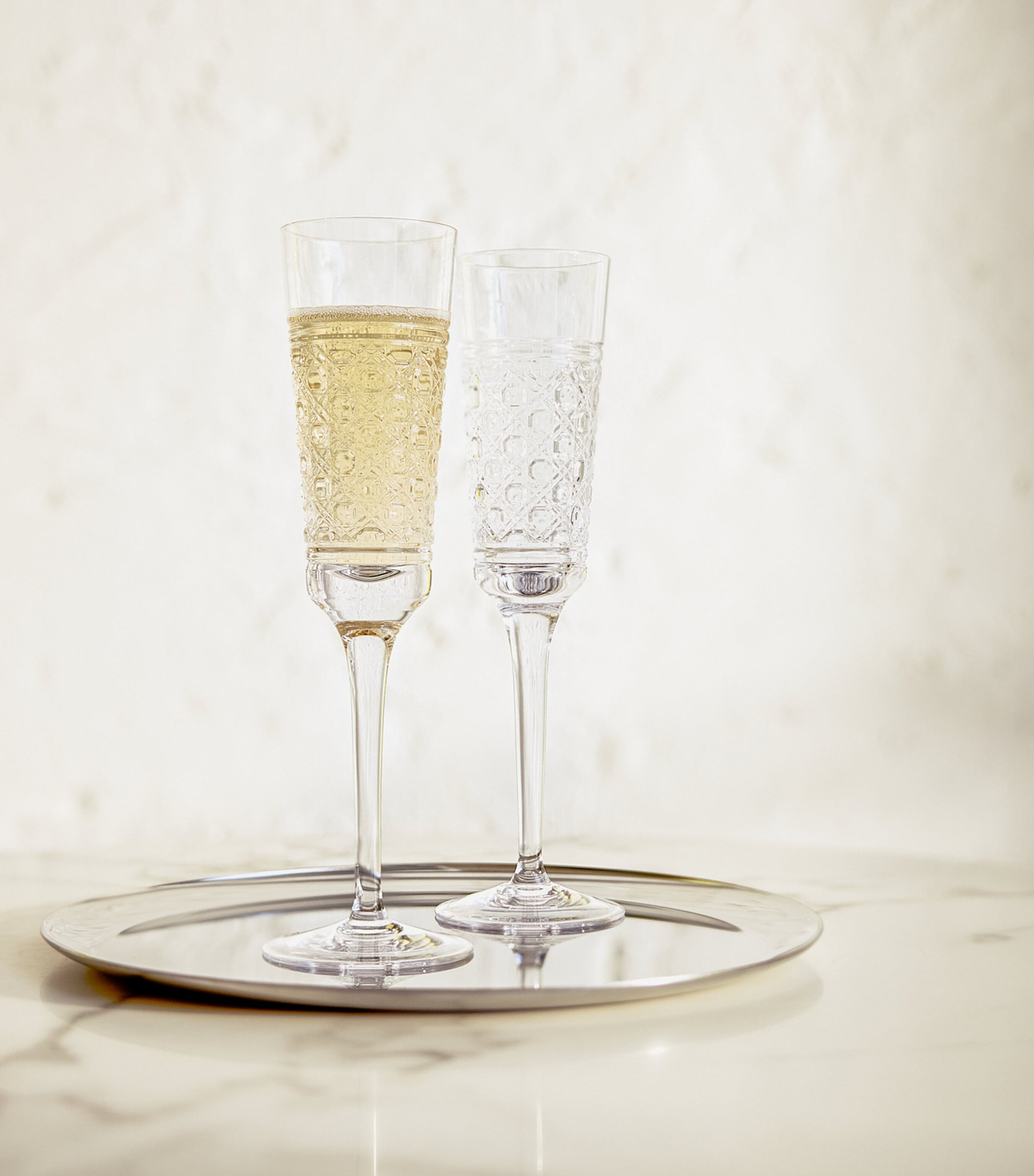 Waterford Opulence champagne flutes set of 2 185ml (British brand)