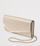 Jimmy Choo Emmie leather clutch bag, imported from the UK