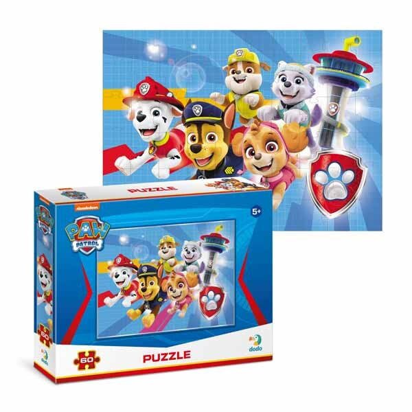 DODO Paw Patrol puzzle 60 pieces (British brand)