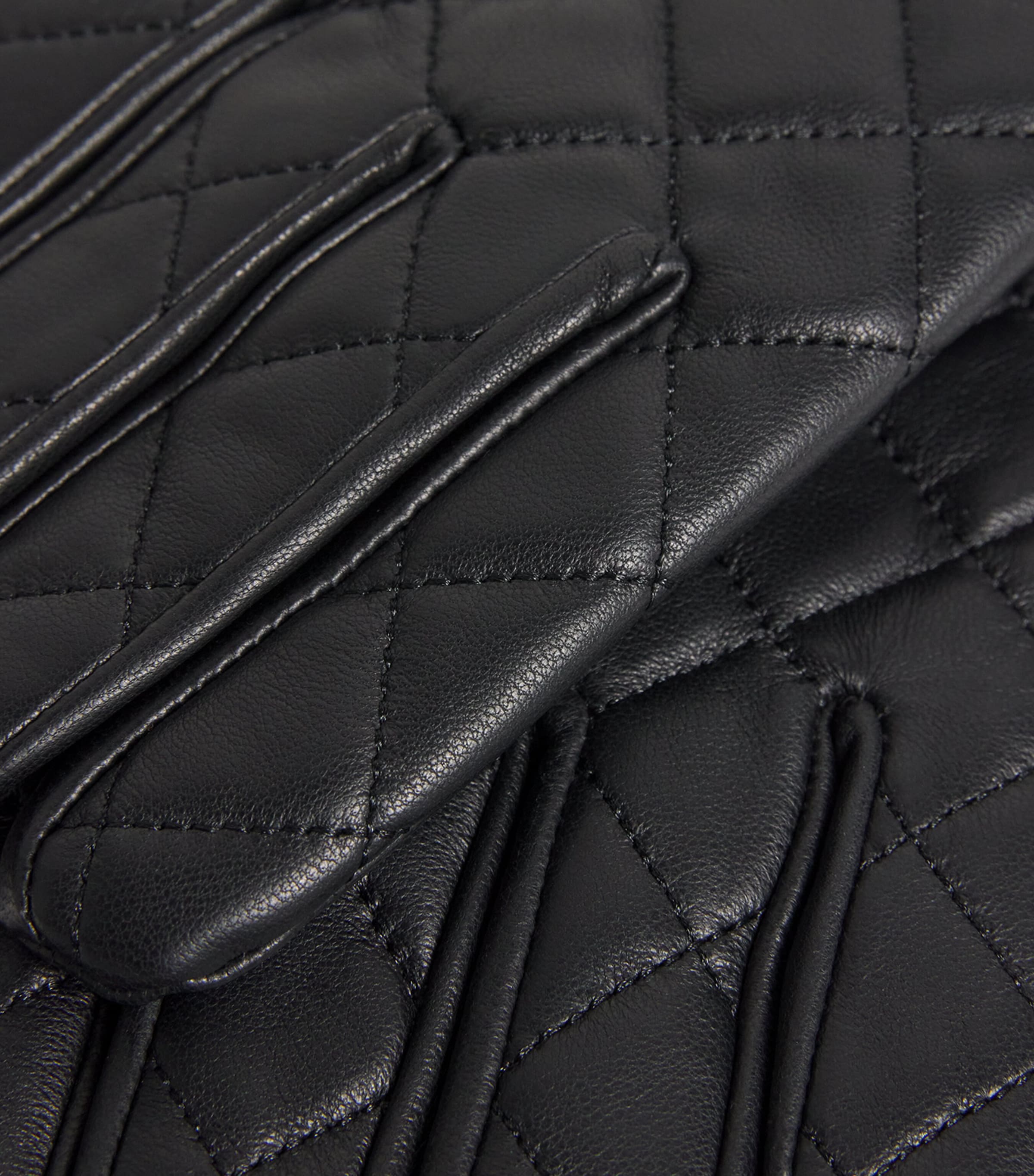 Barbour quilted leather gloves - British product