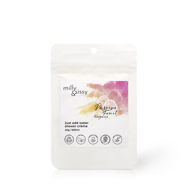 milly&sissy Zero Waste Body Wash Passion Fruit Refill 40g