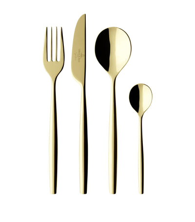 Harrods Villeroy & Boch MetroChic d'Or 24-Piece Cutlery Set- Buy online at McGrocer