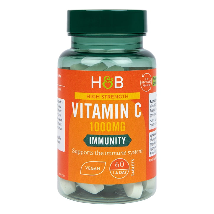 Holland & Barrett High Strength Slow Release Vitamin C 1500mg 120 Tablets