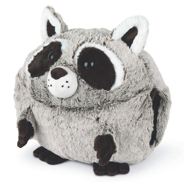 Cozy Noxxiez Raccoon plush hand warmer cushion imported from the UK