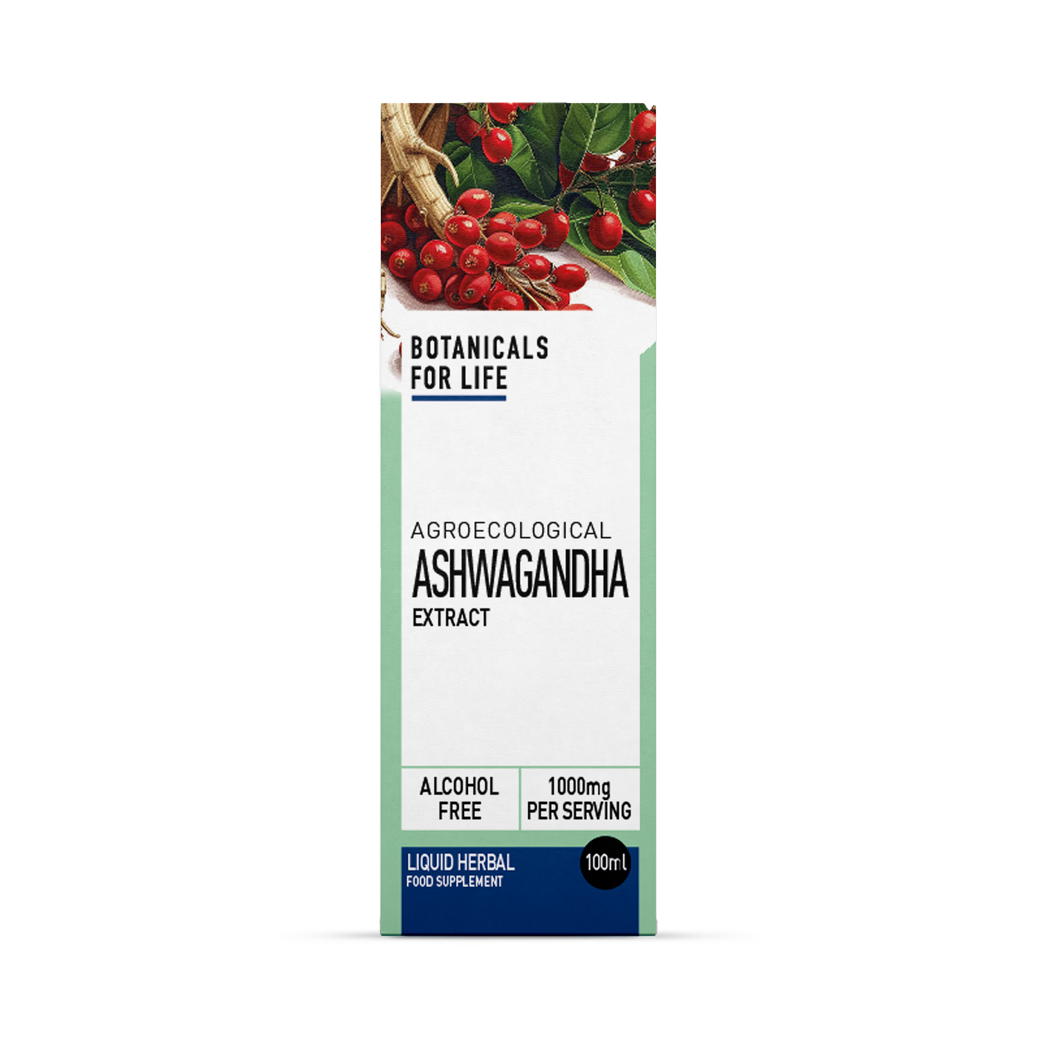 Botanicals For Life Ashwagandha Extract 100ml - British product