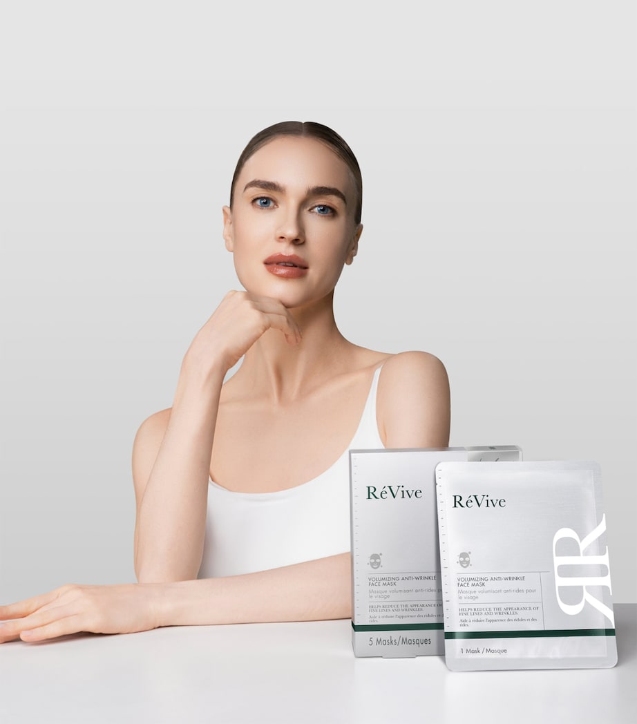 RéVive Volumizing Anti-Wrinkle Face Mask Pack of 5, imported from the UK