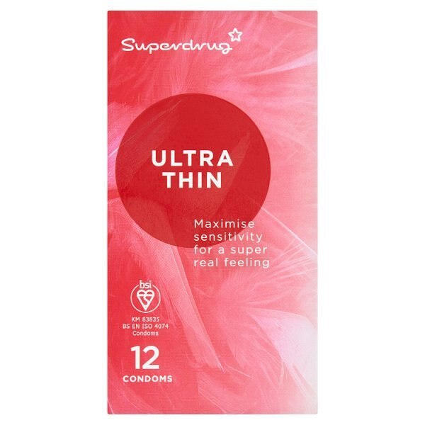 Superdrug Ultra Thin Condoms 12s GOODS Superdrug   